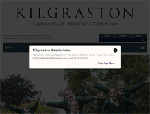 Tablet Screenshot of kilgraston.com